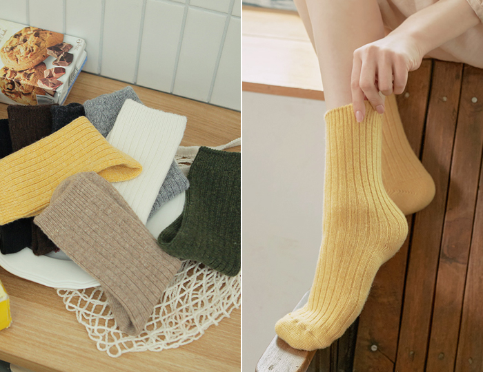 <b>Edit Cashmere Wool Socks</b>