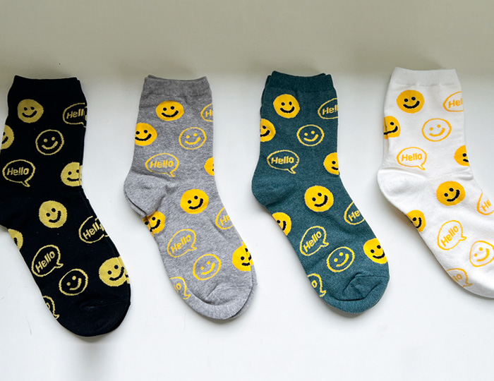 <b>HELLO! smile socks</b>
