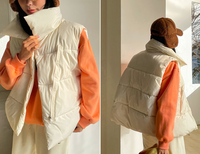 <b>Royce Diagonal Wellon Padded Vest</b>
