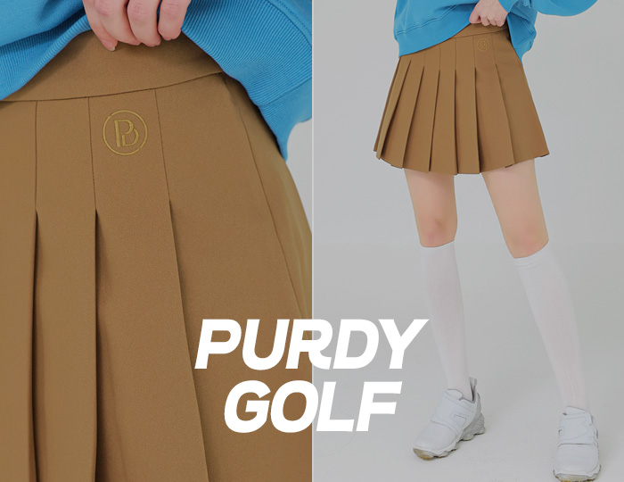 <b>[Purdy GOLF] Classic Pleats Skirt</b>