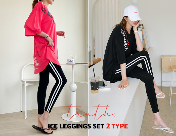 <b>[SET] Special ★True Vline ice leggings set (2 types)</b>