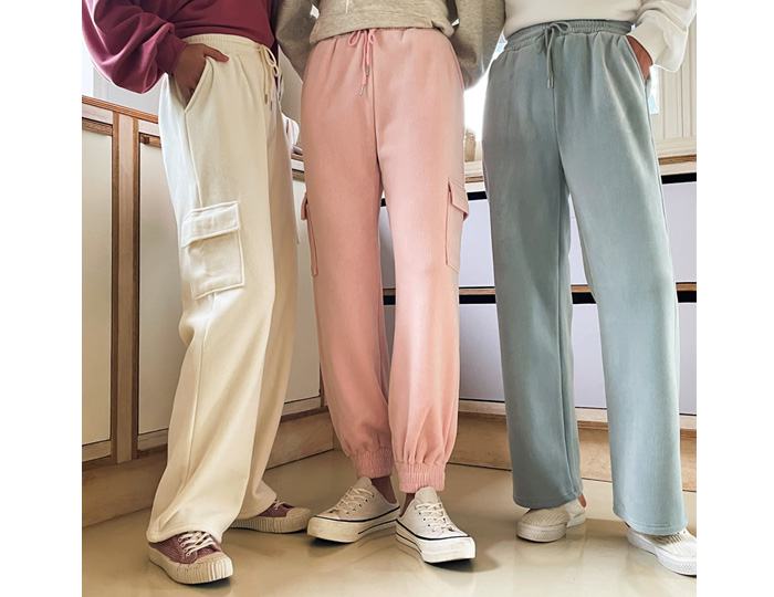 <b>Pogni Mink corduroy training pants (3 types)</b>