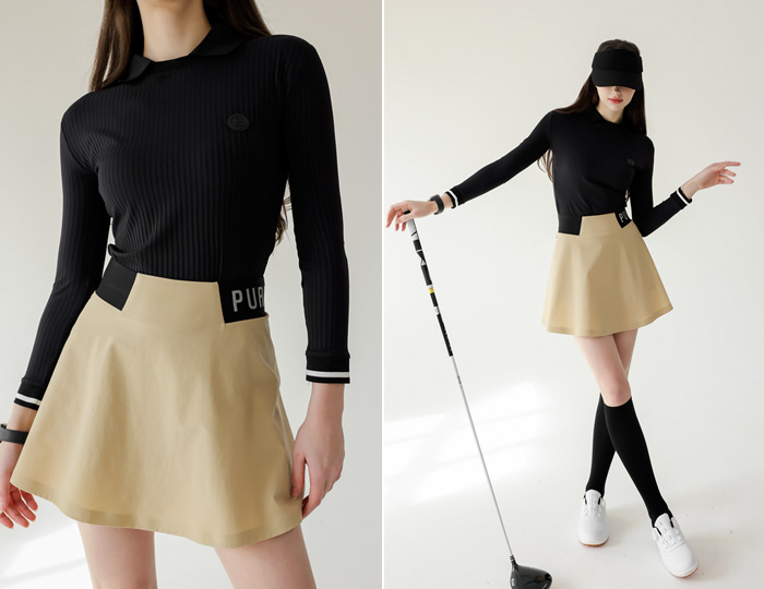 <b>[Purdy GOLF] Functional Span banding skirt</b>