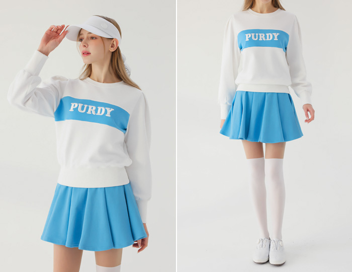 <b>[Purdy GOLF/SET] Pick Me Skirt Set [White]</b>