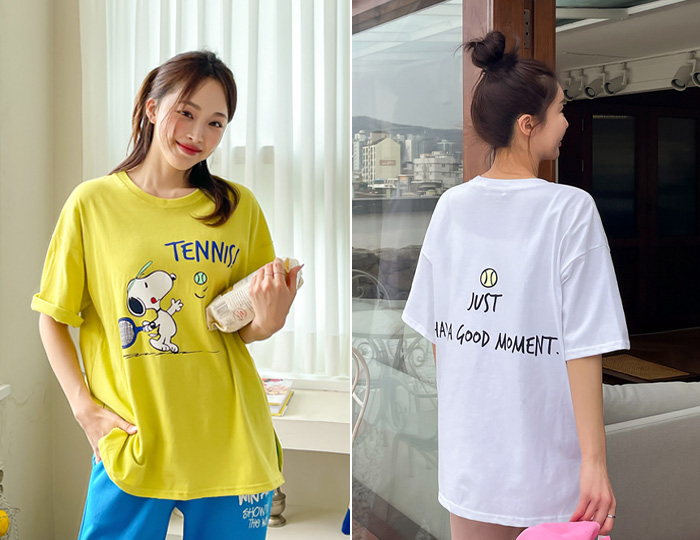 <b>Tennis Noopy Box Short T shirts</b>