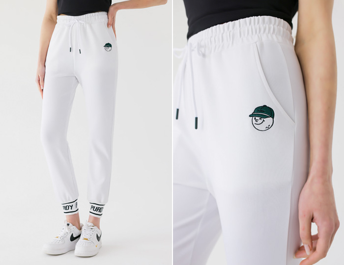 <b>[Purdy GOLF] Aiming cushioned jogger pants [White]</b><br><br> <font color=red>[Pre-order] [M,L] Sequential delivery on 5/13</font></br>