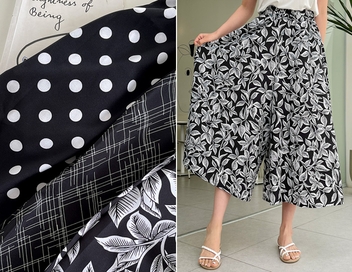 <b>Patterns according to my taste 8-part banding skirt pants</b>