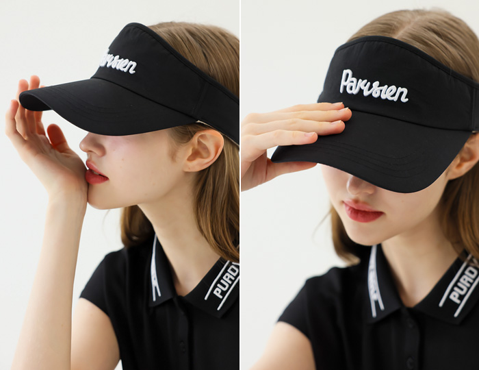 <b>[Golf] Paris embroidery sun-cap</b>