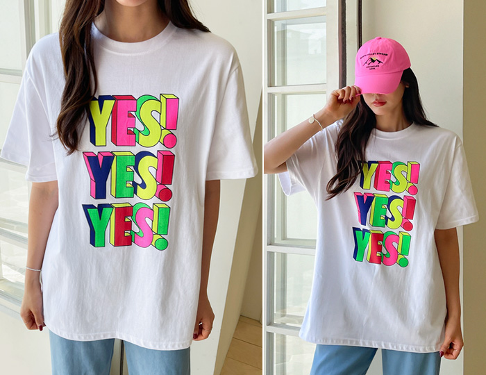 <b>Yes triple Neon Box Short T shirts</b>